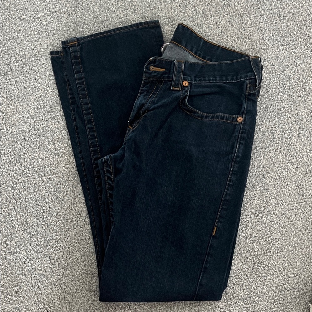 True Religion Men's Straight Jeans - Dark Blue